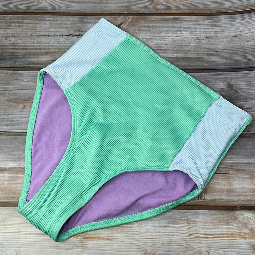 🆕NWOT Arizona High Waist Bikini Bottom Youth Size Medium 10-12